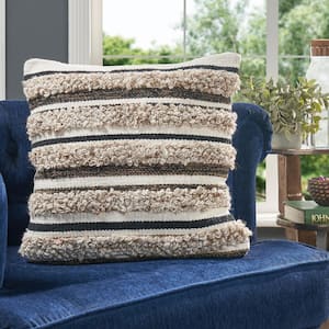 Tidal Modern Threads 18 in. x 18 in. DecorativePillow