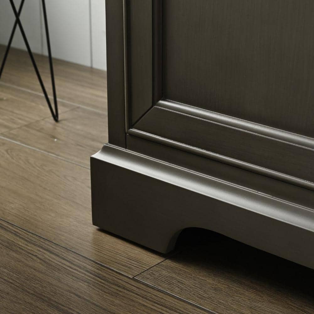 Thompson 36'' Silver Gray Freestanding Bathroom Vanity