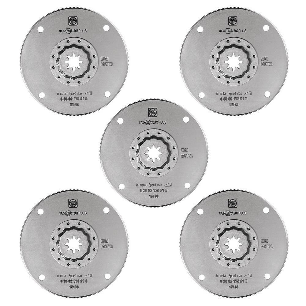 4 in. HSS Saw Blade Starlock Plus (5-Pack)