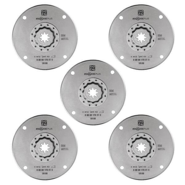 FEIN 4 in. HSS Saw Blade Starlock Plus (5-Pack)