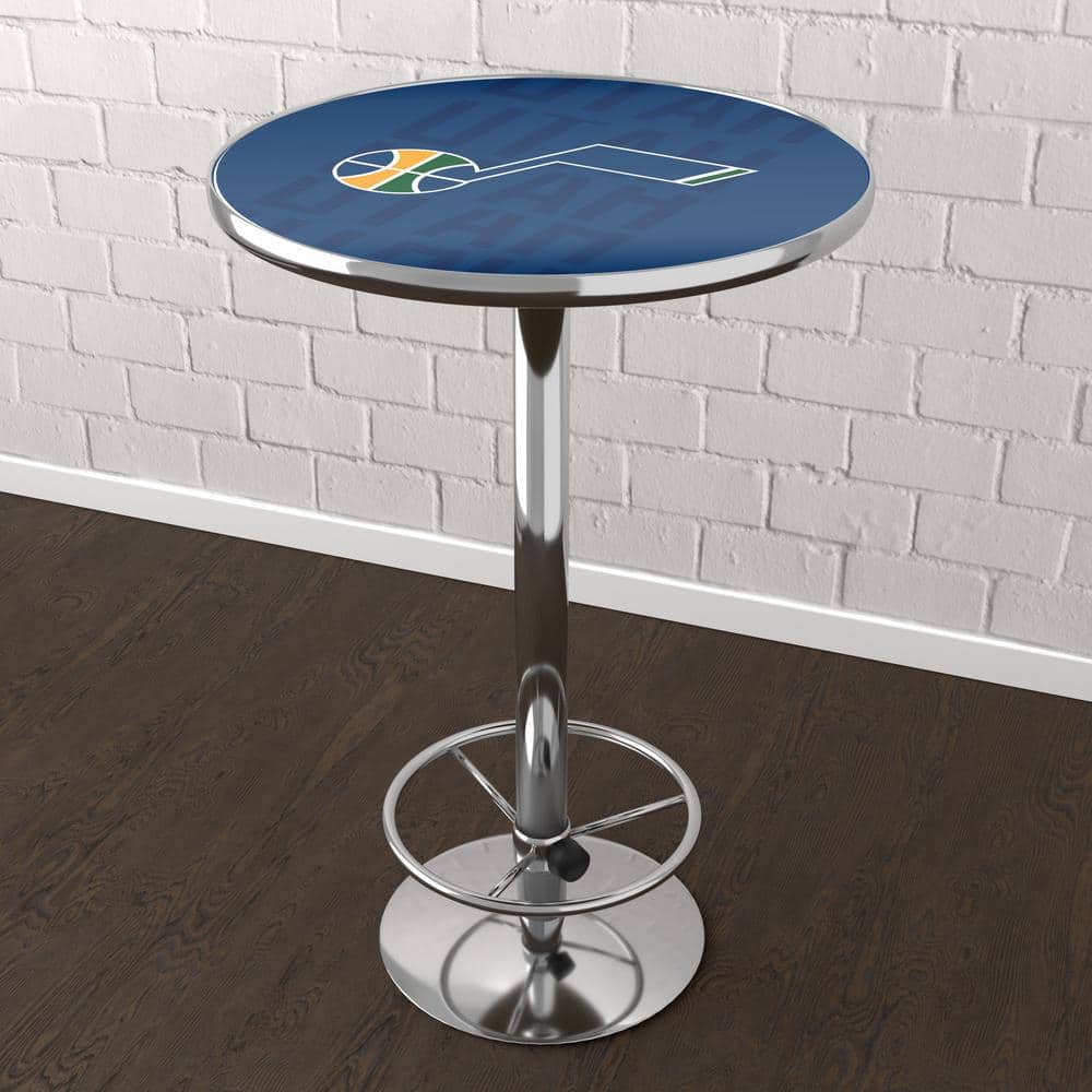 Utah Jazz City Blue 42 in. Bar Table
