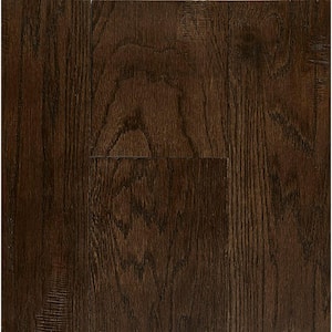 Hudson Bay Oak 1/3 in. T x 7.5 in. W Waterproof Wire Brushed Engineered Hardwood Flooring (17.5 sqft/case)