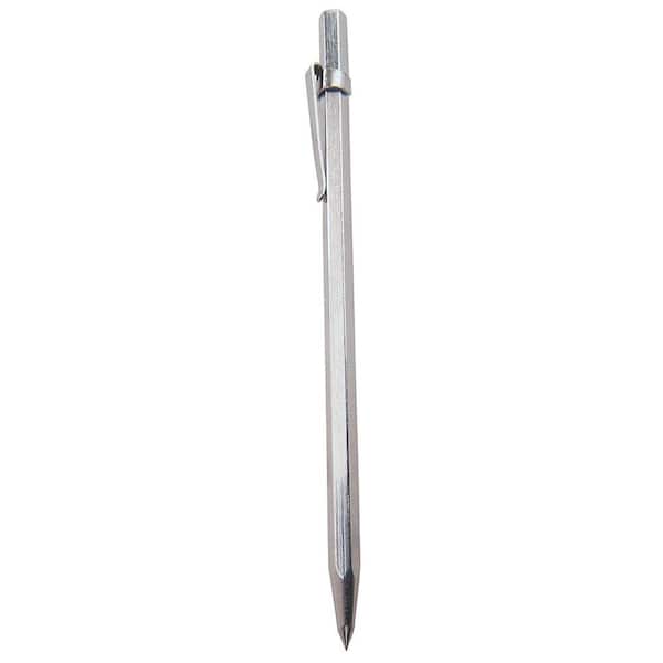 Infinity design pencil with aluminum body and metal tip