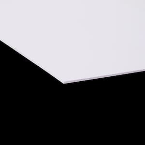 12 in. x 24 in. x 0.12 in.(3mm) PVC Waterproof Foam Sheet White Plastic Sheet, DIY Making, (5-Pack)