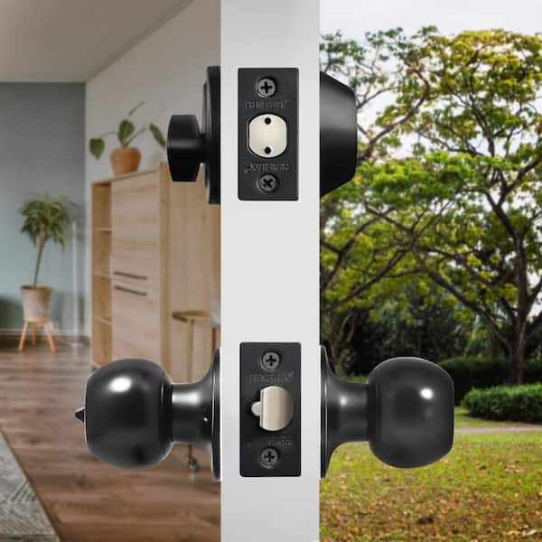 Premier Lock Stainless Steel Entry Door Knob Combo Lock Set with Deadbolt  and 6 Keys ED03 - The Home Depot