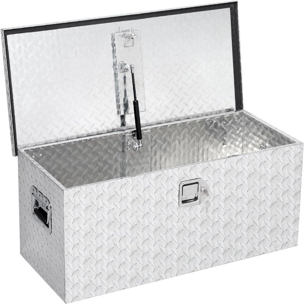 "30"" x 15"" x 15"" Heavy Duty Aluminum Diamond Plate Tool Box, Pick Up Truck RV Trailer Toolbox" price history on PriceWatchPro
