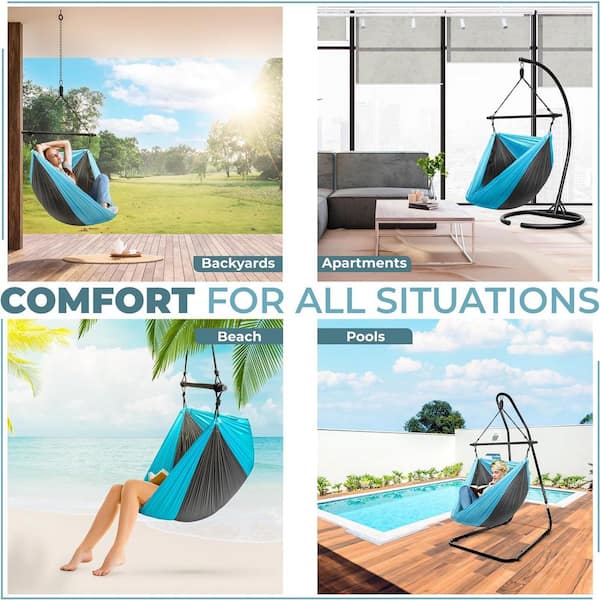 Sorbus Hanging Hammock Chair -Tree Pod Sensory Swing 3.25 ft Sorbus Hanging Hammock Chair -Tree Pod Sensory Swing 3.25 ft