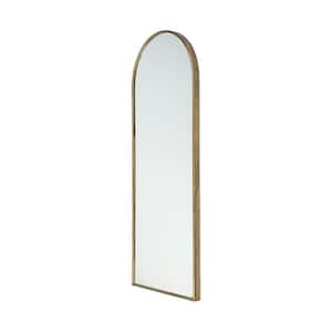 Mariana 70 in. x 2 in. Classic Irregular Framed Gold Vanity Mirror