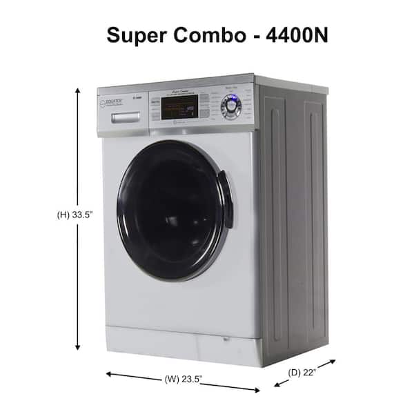 Deco 1.57 cu.ft. 110-Volt Merlot High-Efficiency Compact Vented/Ventless  Electric Version 2 Pro All-in-One Washer Dryer Combo - Yahoo Shopping