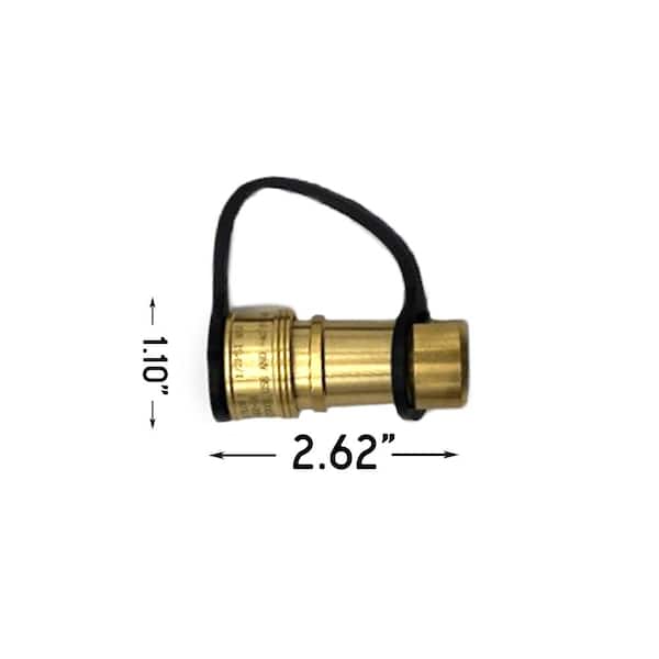 8mm to 1/4" Quick-Connect On/Off Adapter Valve 3-pack 