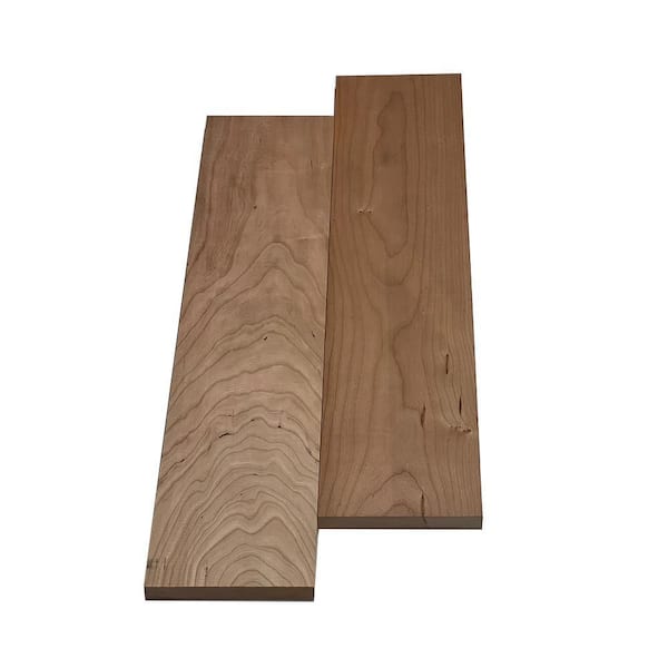 3/4 in. x 5.5 in. x 96 in. S4S Cherry Base Moulding (2-Pack)