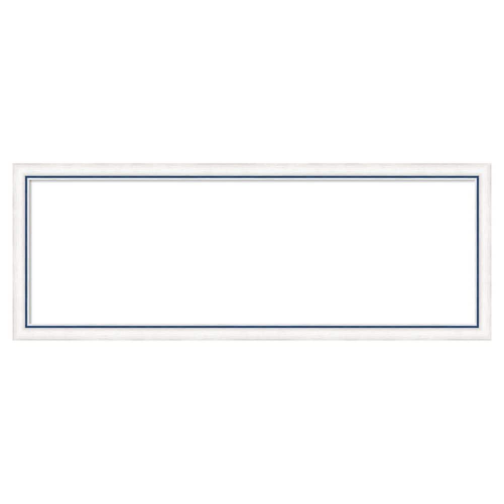 Morgan White Blue 38 in. x 14 in. Wood Framed Dry Erase Magnetic Memo Board price history on PriceWatchPro
