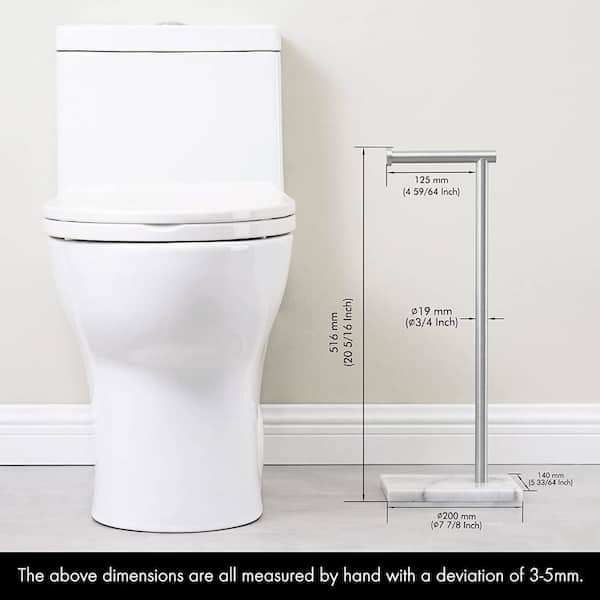 ACEHOOM Bathroom Freestanding Toilet Paper Holder Stand with