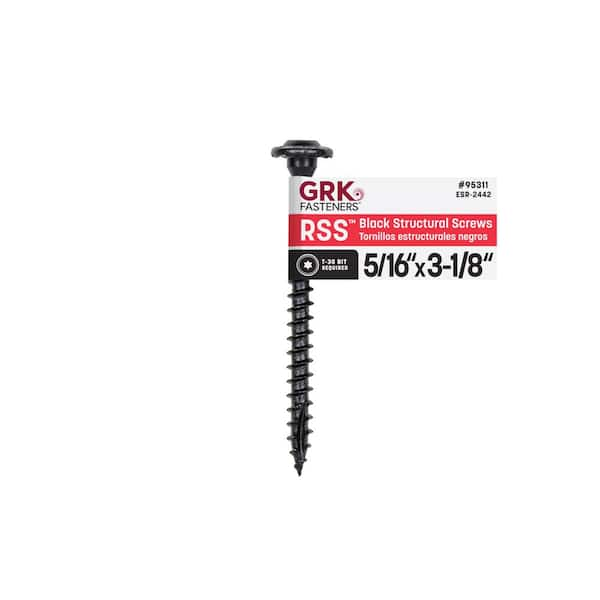 GRK Fasteners 5/16 in. x 3-1/8 in. Star Drive Low Profile Washer Head ...