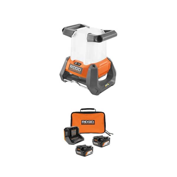 18V Cordless 360° Area Light Kit with (2) 4.0 Ah Batteries and Charger