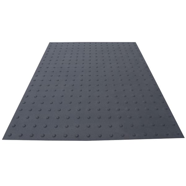Safety Step TD SSTD PowerBond 36 in. x 4 ft. Dark Gray ADA Warning Detectable Tile (Peel and Stick)