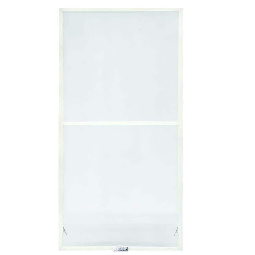 23-7/8 in. x 34-27/32 in. 200 and 400 Series White Aluminum Double-Hung Tru