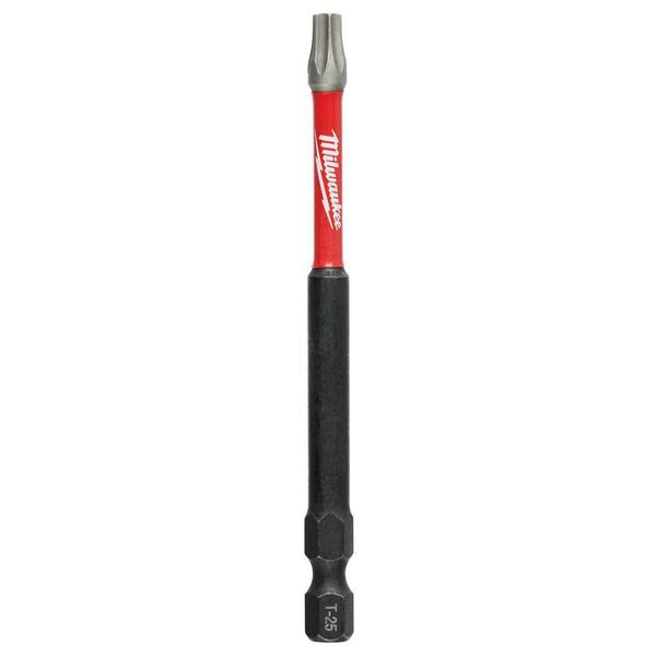 12pk Milwaukee Shockwave Double-Ended Screwdriver Bits - #2 Phillips & T25 TORX