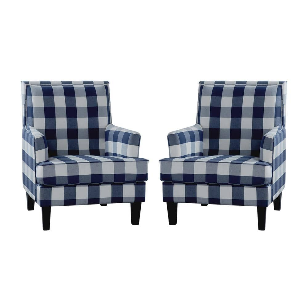 ethan allen buffalo check chair