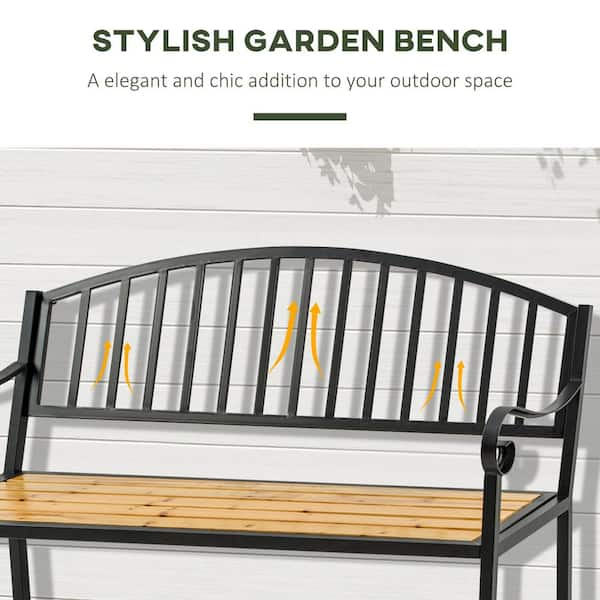 Stylish garden bench hot sale