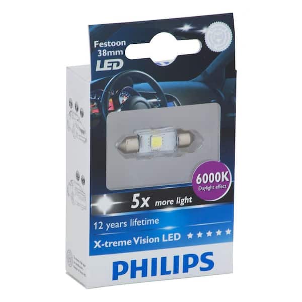 Philips X-treme Vision LED 6000K 38 mm Interior Light