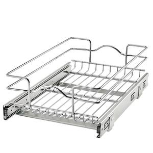 12 in. x 18 in. Single Kitchen Cabinet Pull Out Wire Basket