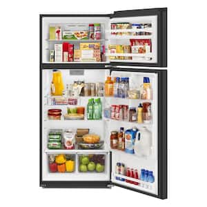 10.0 cu. ft. Built-in Top Freezer Refrigerator in Black
