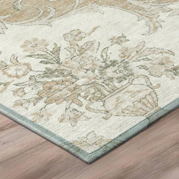 Chantille Machine Washable Indoor/Outdoor Abstract ACN3080 Ivory 2 ft. x 3 ft. Accent Rug
