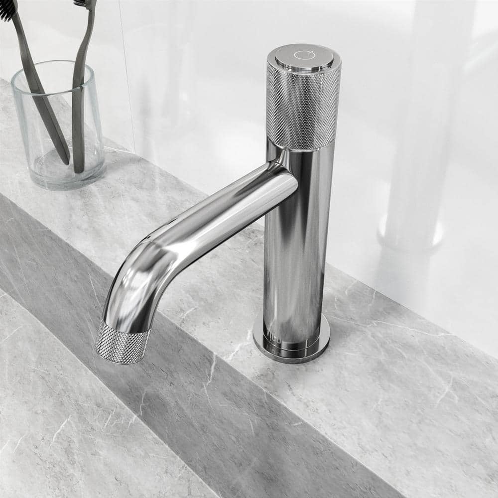 Apollo High-Arc Single-Handle Bathroom Faucet in Premium Chrome