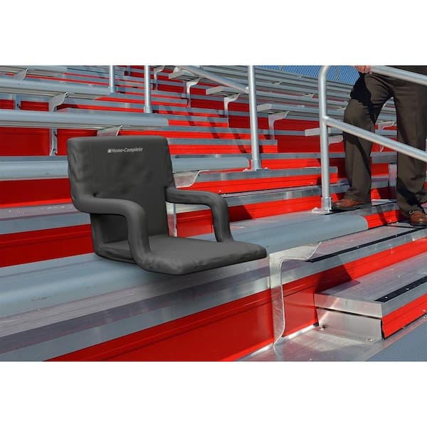 Details about   Home-Complete Stadium Seat Chair Wide Bleacher Cushion with Padded Back Supp... 