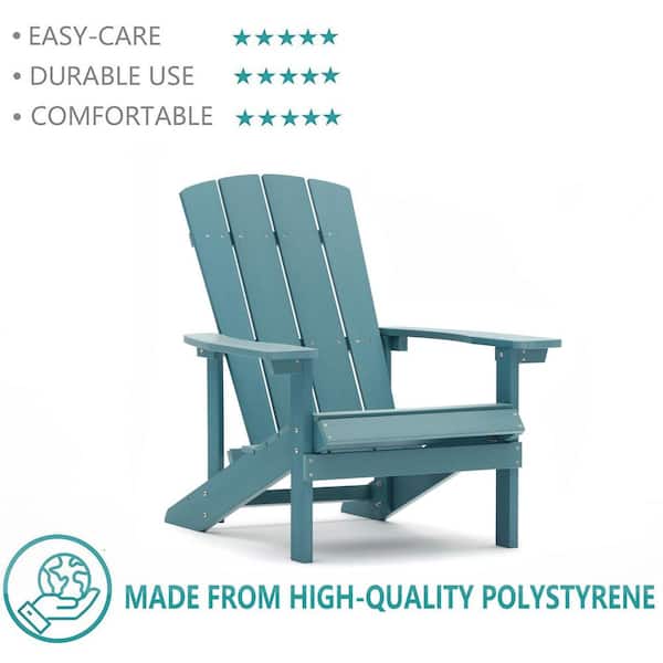 Inner Decor Baade Lake Blue Classic, Teal Adirondack Chairs Ace Hardware