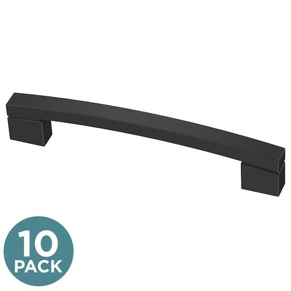 Liberty (10-Pack) Bold Arch 6-5/16 in. (160 mm) Modern Matte Black Arch Cabinet Handle Drawer Pulls