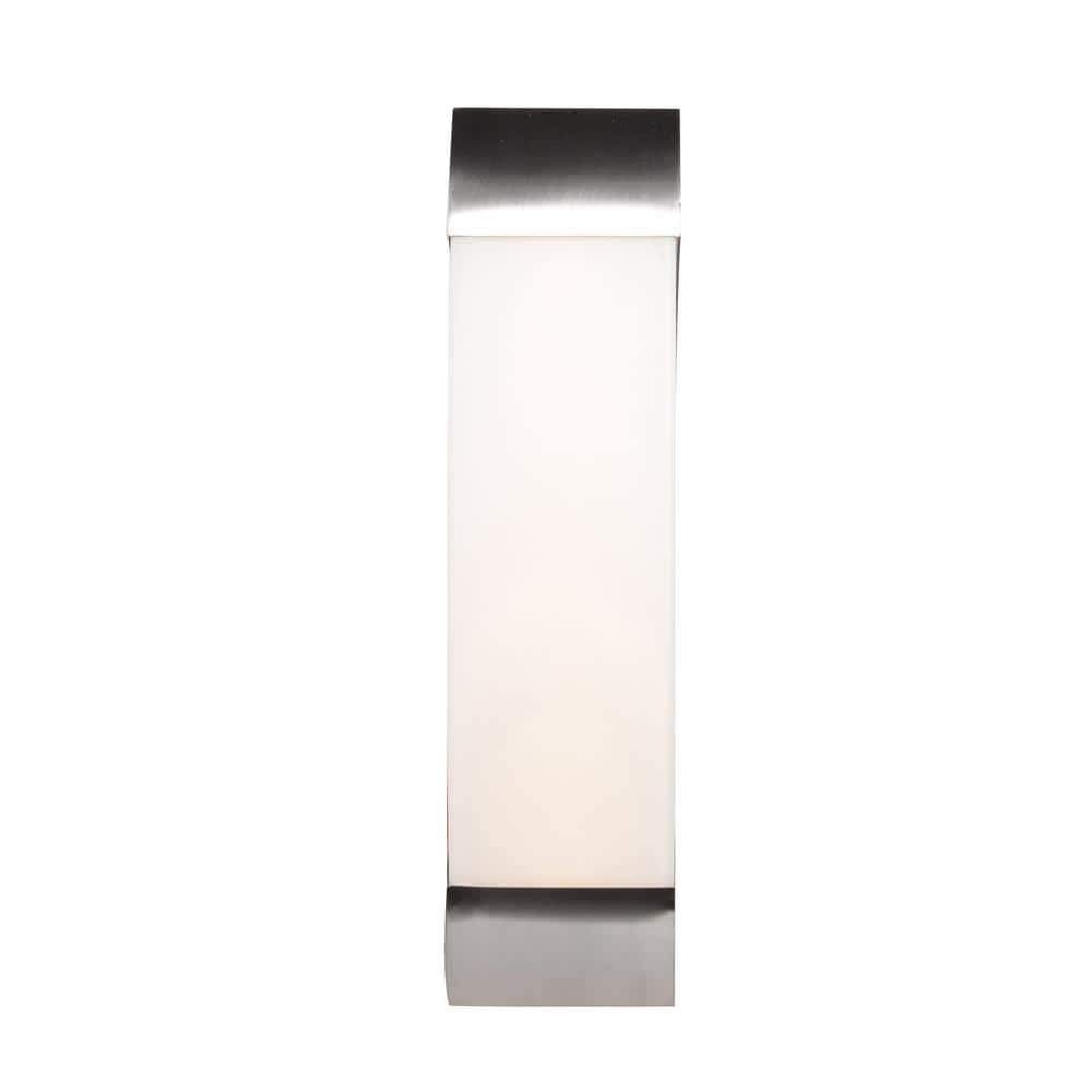 Access Lighting West End 17-Watt Brushed Steel Integrated LED Bath Light