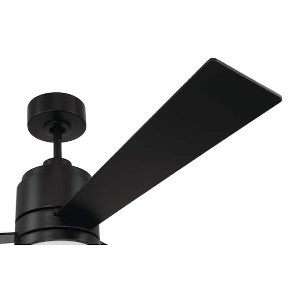 Craftmade MCY52FB4 McCoy 52 Inch Flat Black Fan