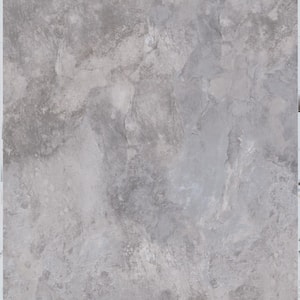 Ash Blended Slate 4 MIL x 12 in. W x 12 in. L Peel and Stick Water Resistant Vinyl Tile Flooring (30 sqft/case)