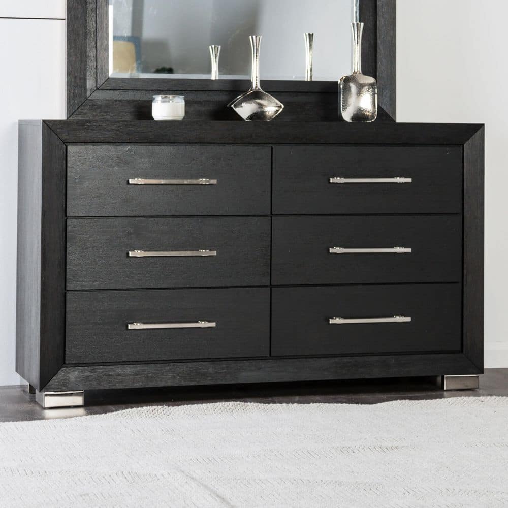 ameriwood black dresser Ameriwood Home Crescent Point 6 Drawer Dresser, Multiple Colors