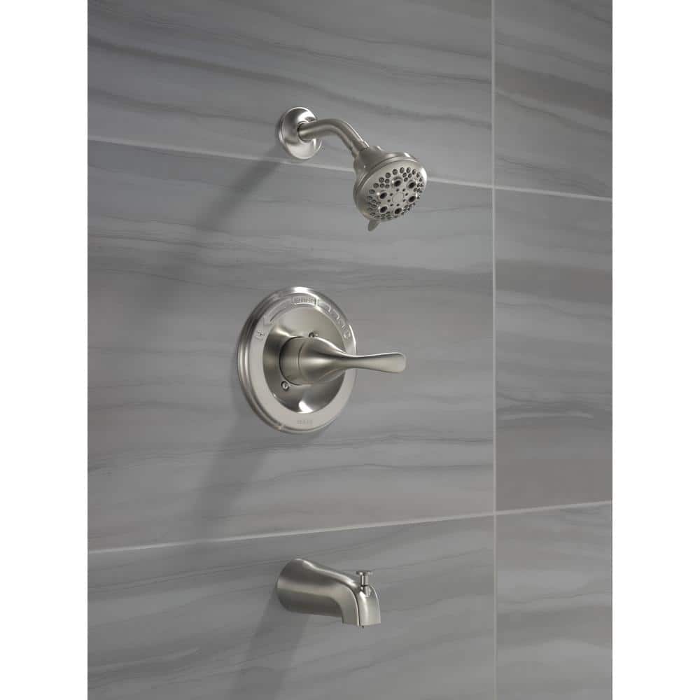 Contemporary Stainless Steel Single-Function Shower Faucet Set