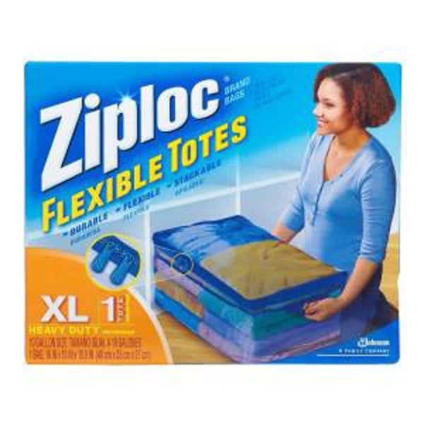 Ziploc 10-Gal. Flexible Heavy Duty Plastic Storage Tote (6-Pack)