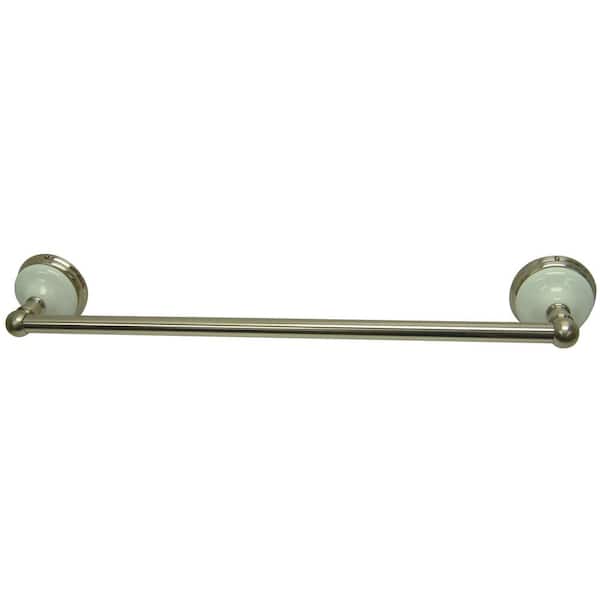 Kingston Brass Victorian 18 in. Wall Mount Towel Bar in Brushed Nickel
