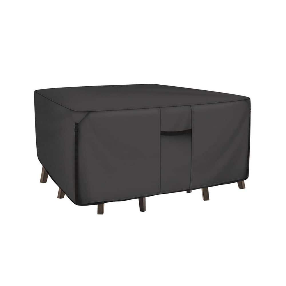 74 Inch Black Heavy Duty Waterproof Square Patio Table and Chair Cover - Outdoor Furniture Covers price history on PriceWatchPro