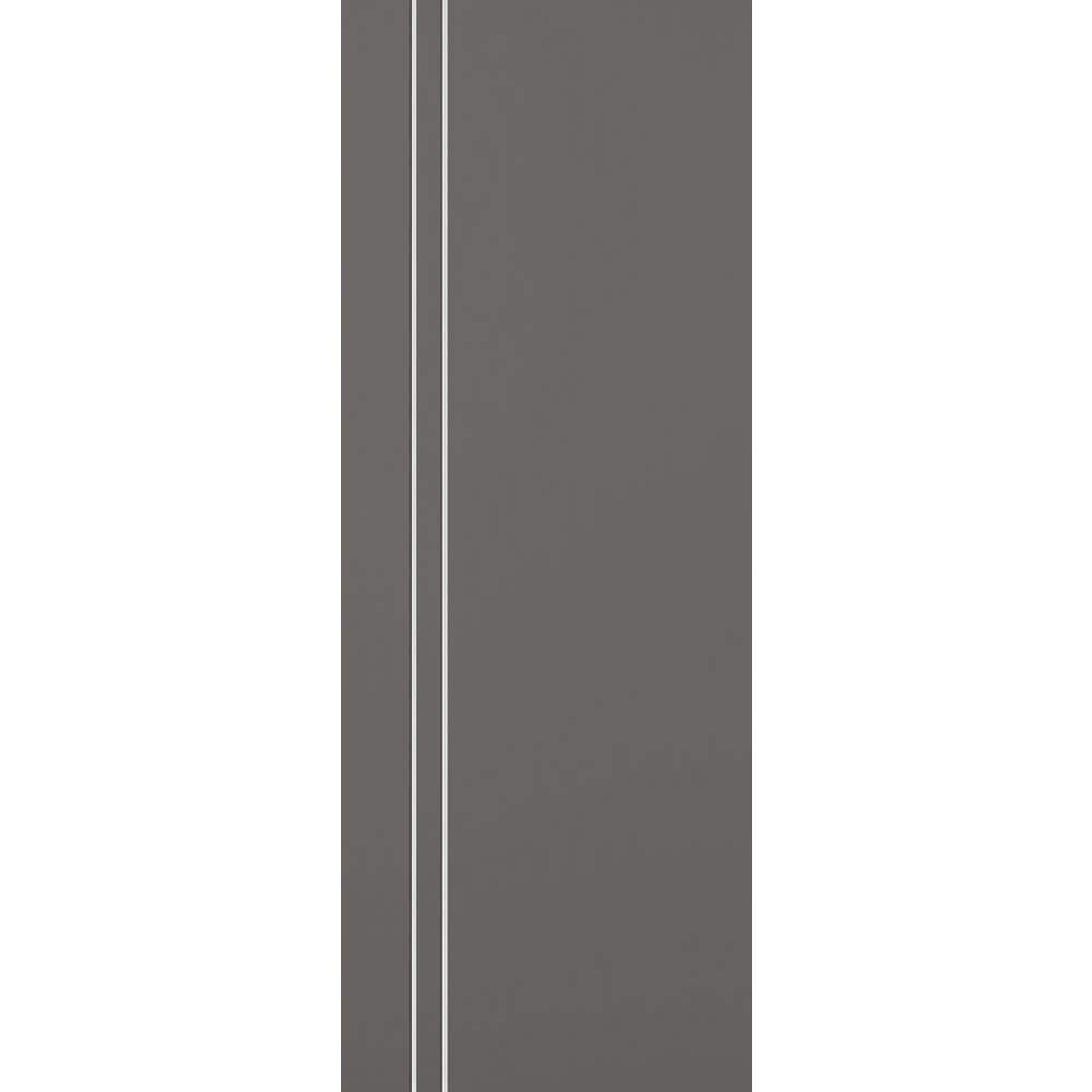 Optima 2V 28 in. x 84 in. No Bore Gray Matte Solid Composite Core Wood Standard Interior Door Slab price history on PriceWatchPro