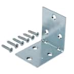 2-1/2 in. Zinc-Plated Double-Wide Corner Brace (8-Pack)