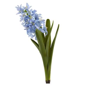 Indoor 13 in. Hyacinth Artificial Flower (Set of 4)