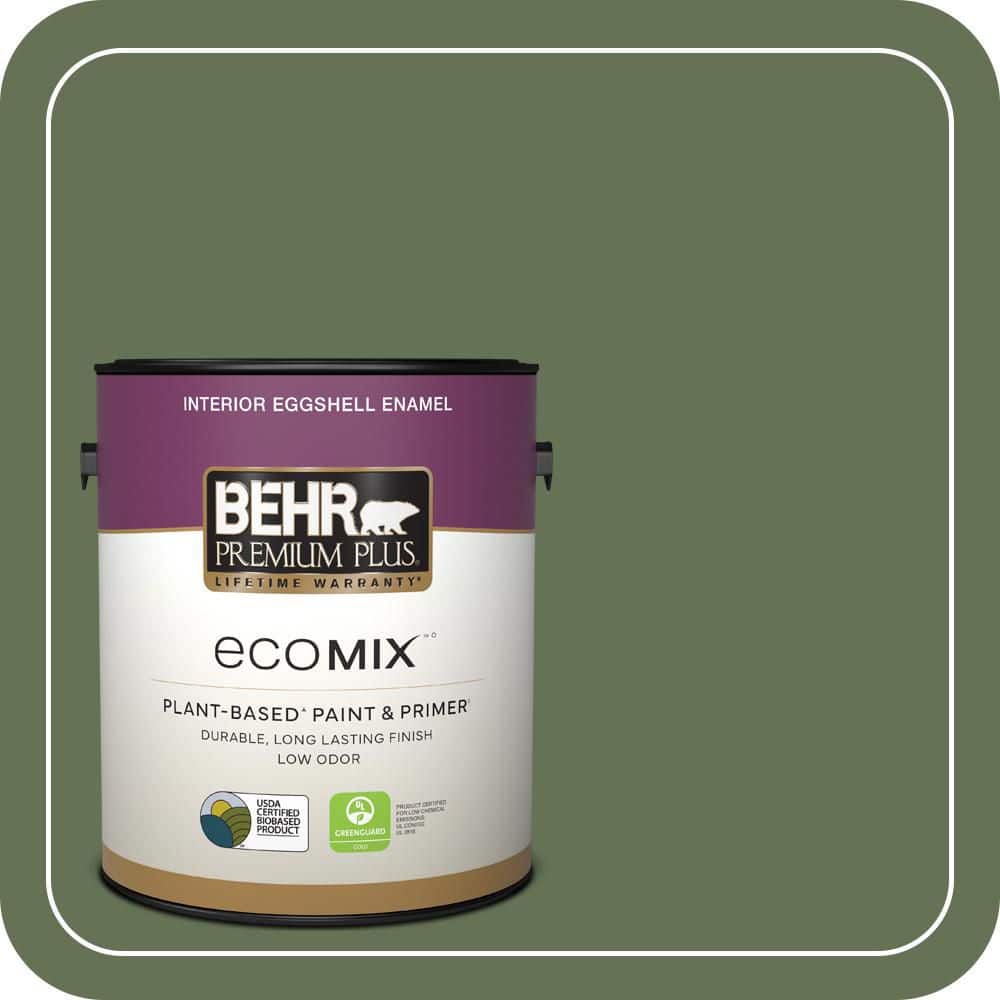 1 gal. #PMD-46 French Tarragon Eggshell Enamel EcoMix Plant-Based Interior Paint & Primer price history on PriceWatchPro