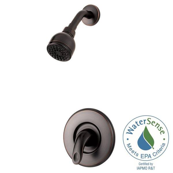 Pfister Serrano 1-Handle Shower Faucet Trim Kit in Tuscan Bronze (Valve Not Included)