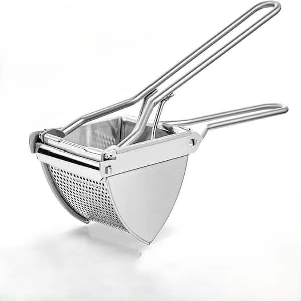 Heavy Duty Stainless Steel Potato Ricer and Masher, 22 oz Capacity for Fluffy Mashed Potatoes, Baby Food Maker