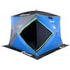Clam X-400 6-Person Pop Up Ice Fishing Thermal Hub Tent CLAM