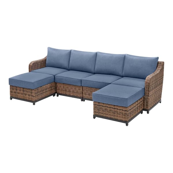 Home Decorators Collection Spruce Creek 6 Piece Aluminum Wicker