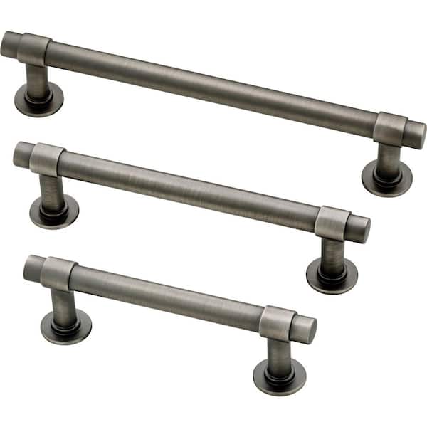 silver pulls for dresser Franklin Brass Francisco Pull, Heirloom Silver, 3