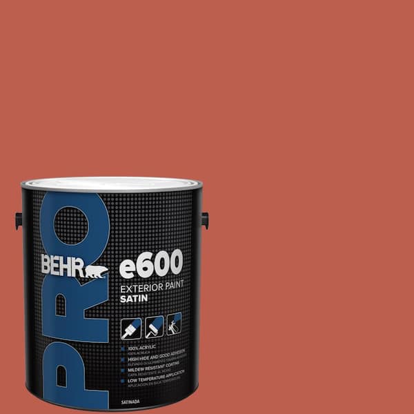 1 gal. #200D-6 Mexican Chile Satin Exterior Paint